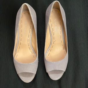 Nine West Open Toe Wedge Shoes